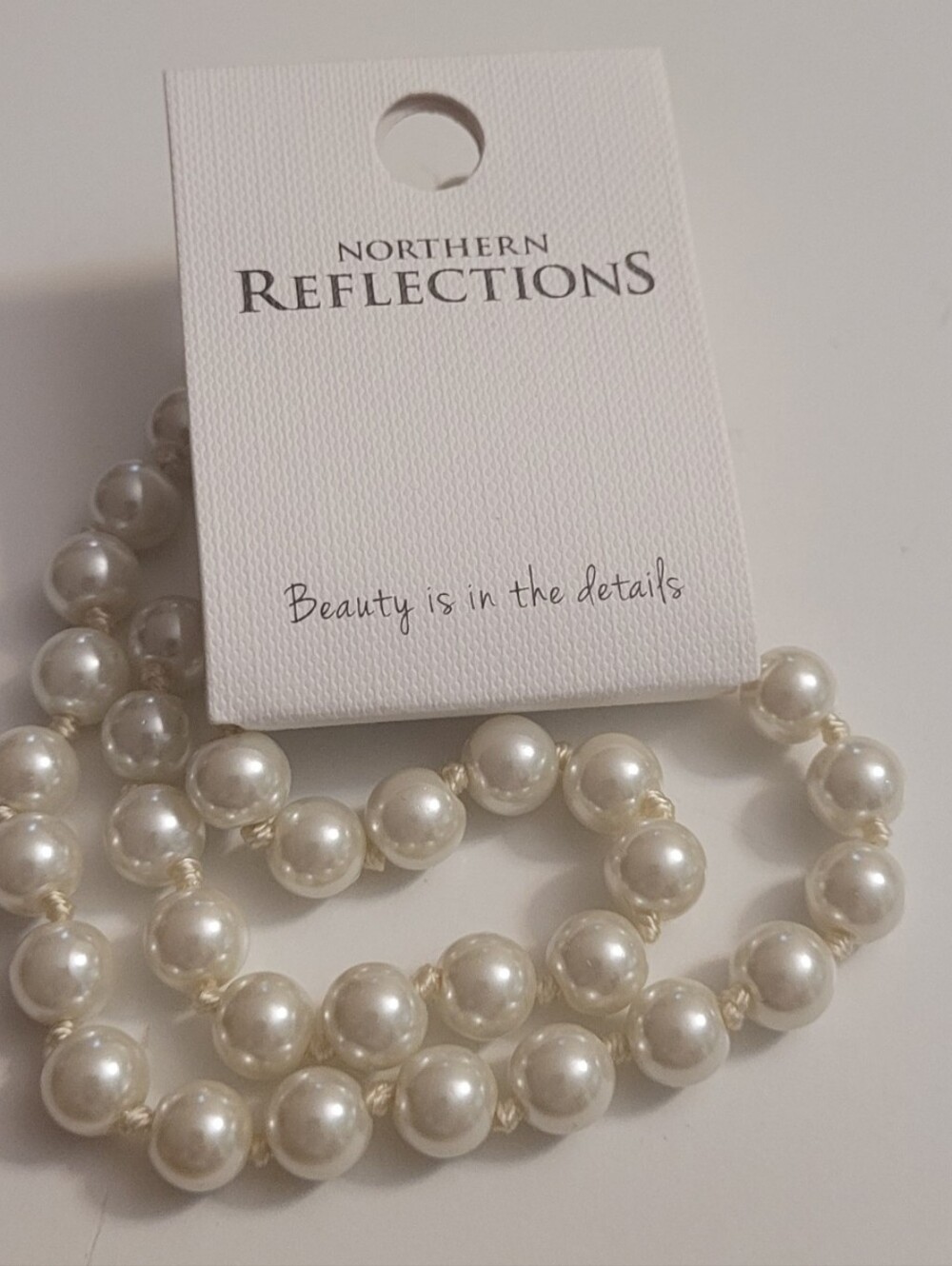 Northern Reflections Ivory Pearl Strand Necklace